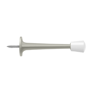 Deltana 3″ Baseboard Door Bumper Zinc Die-Cast, Satin Nickel