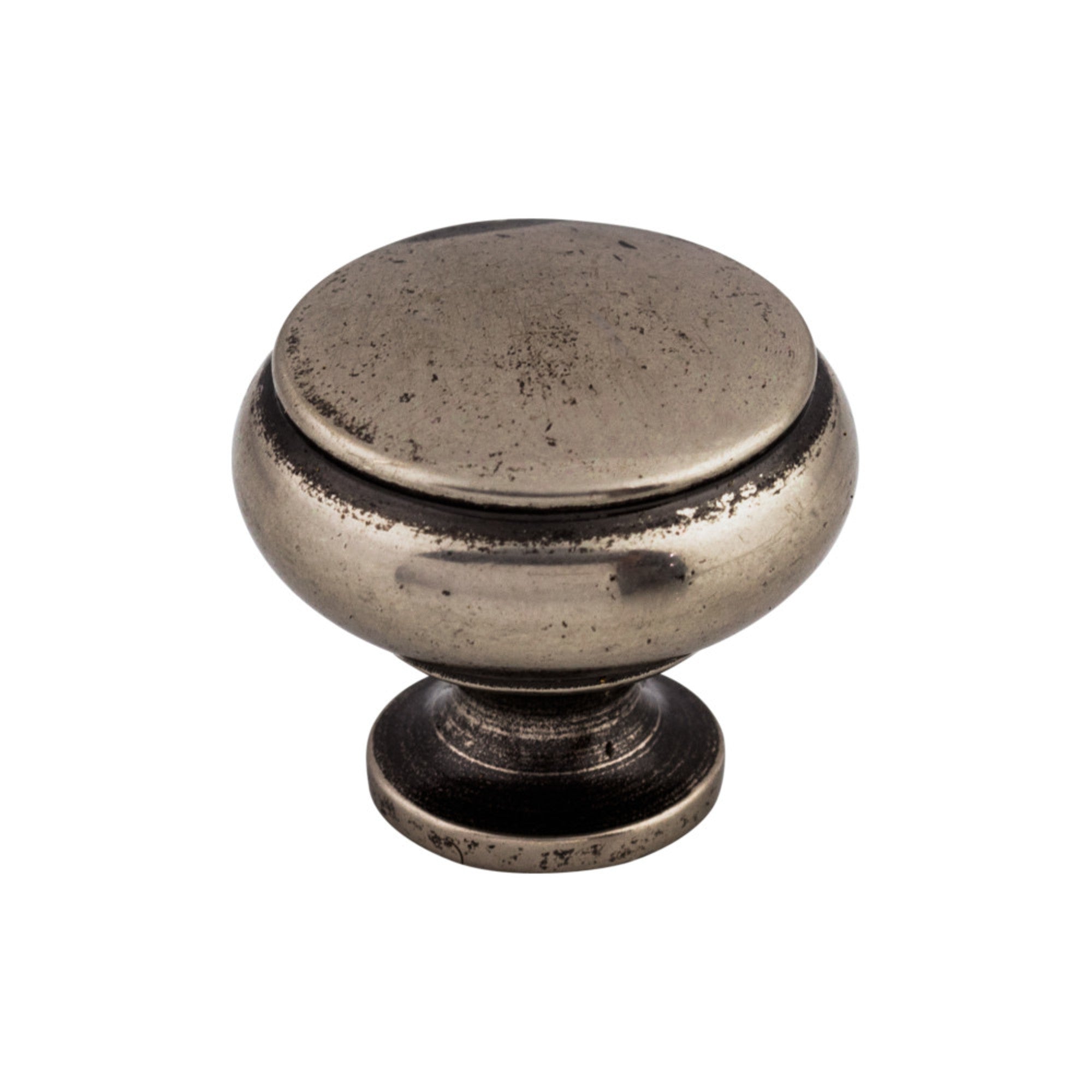 Top Knobs Tuscany Knob Antique Pewter 1-1/4″ Diameter Cumberland Style