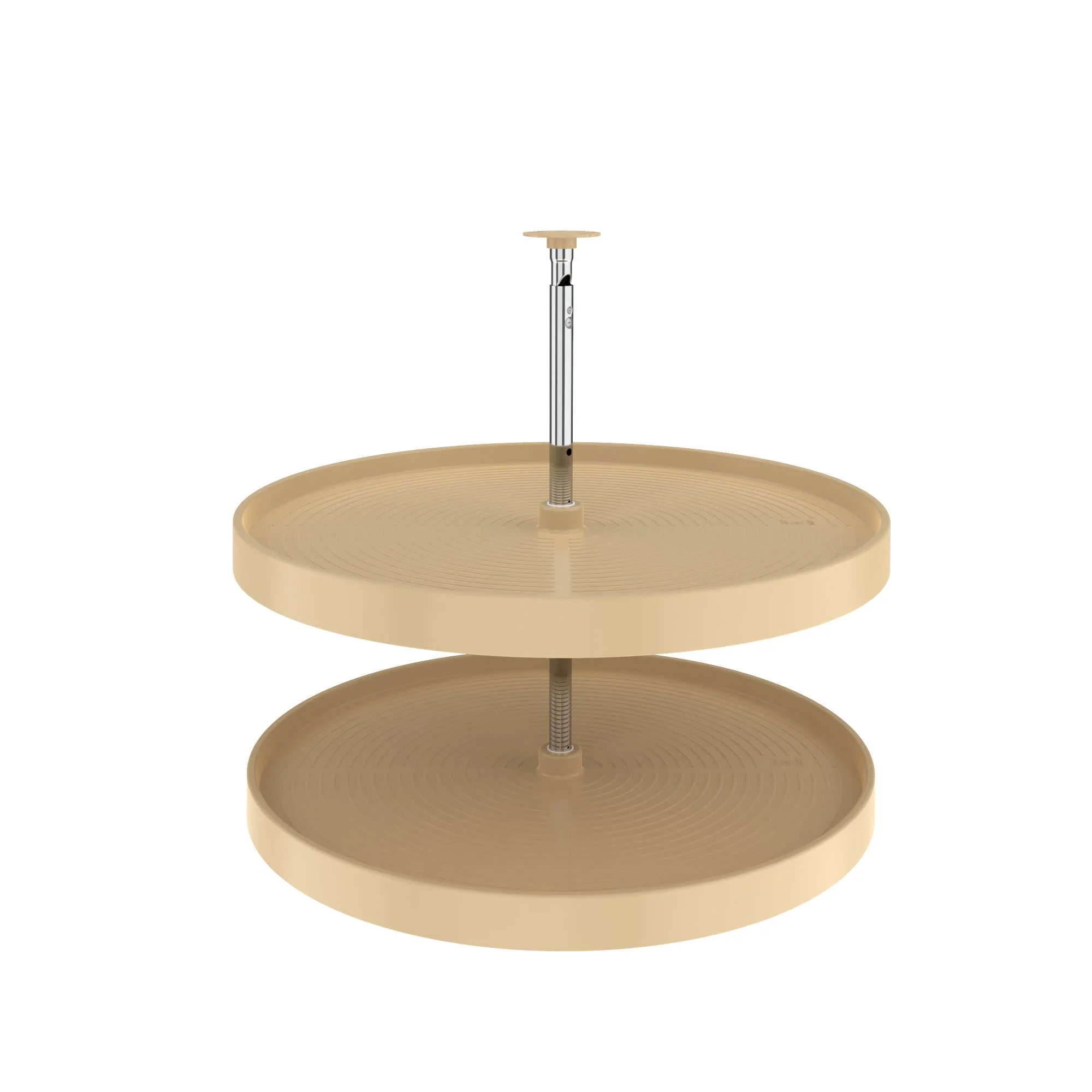 Rev-a-shelf Lazy Daisy Polymer Full Circle 2 Tray Lazy Susan, 28″