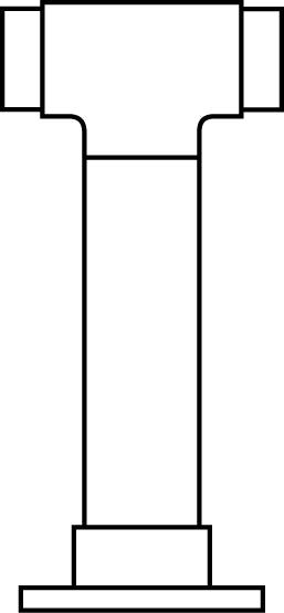Low Line Flush Center Post