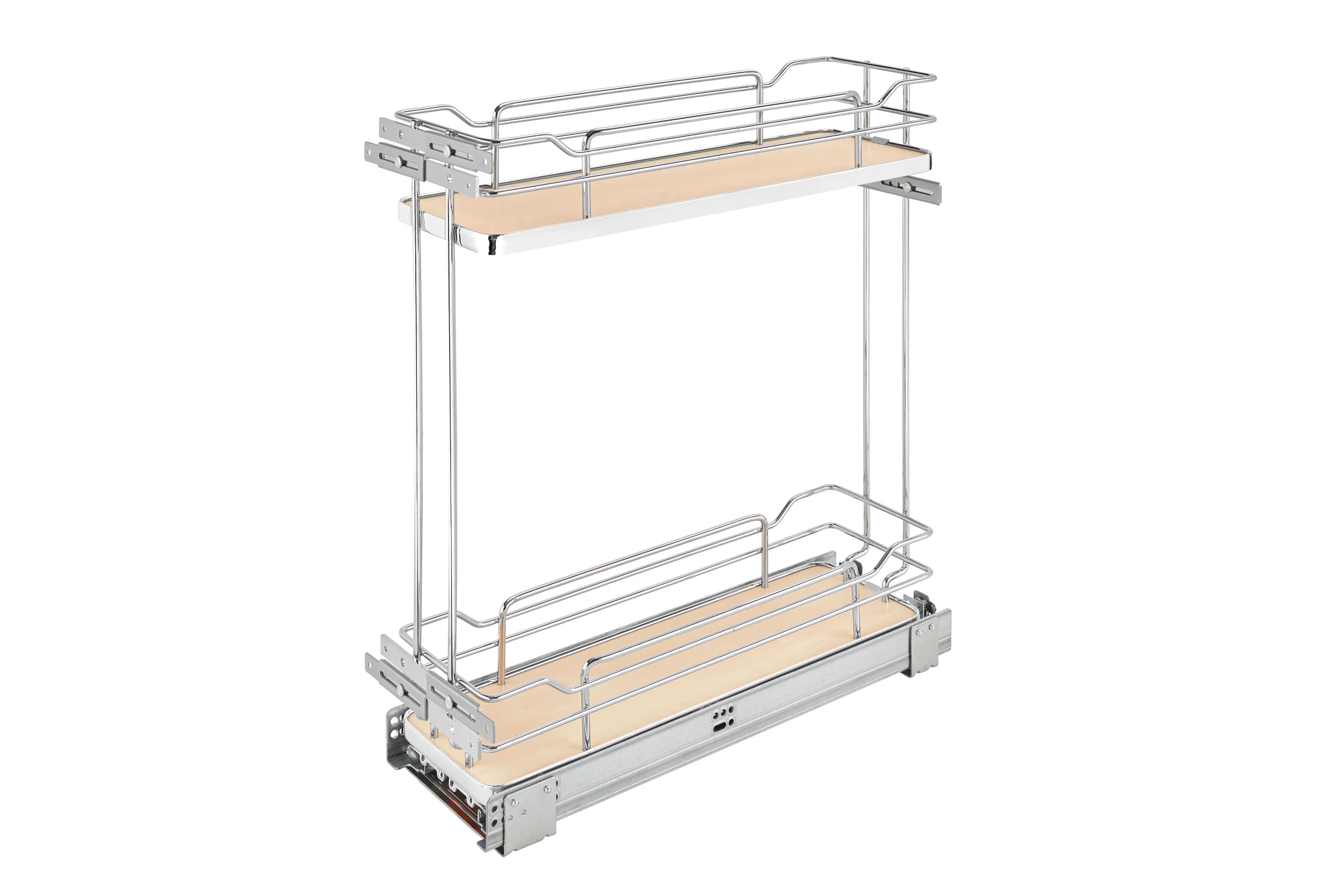 Rev-a-shelf Two-Tier Pullout Wire, Maple, 7-1/4″