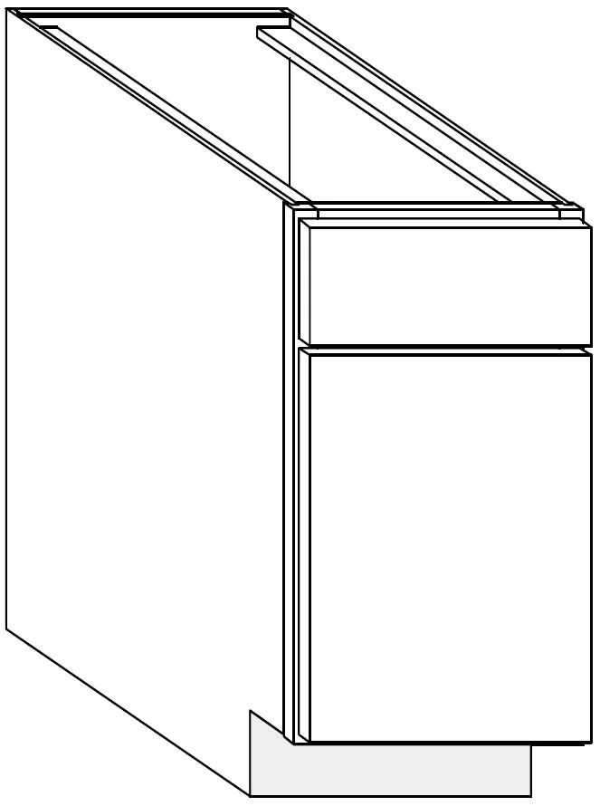 Vanity Single Door Sink Base Cabinet 24 W X 34-1/2 H X 18 D – Teton Paint by Legend
