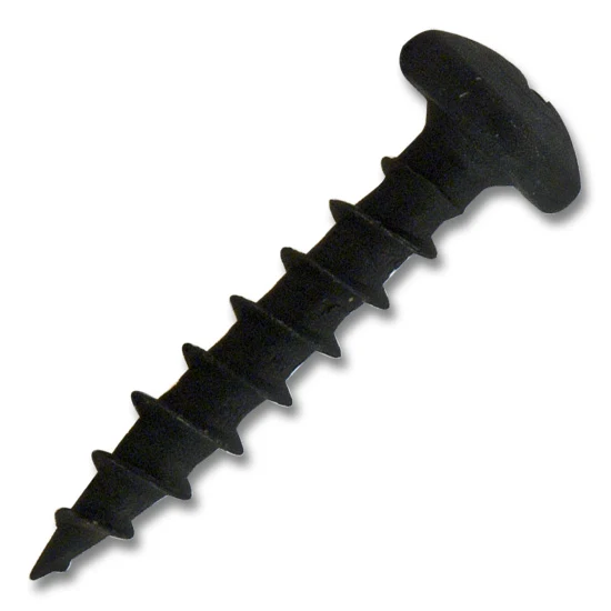#10 Screw Pan Head #2 Phillips Coarse Thread 1″ Length Black, Multiples of 100