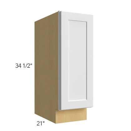 Vanity Base 12 W X 34-1/2 H X 21 D (full height door) – Luxe Oak by Fabuwood