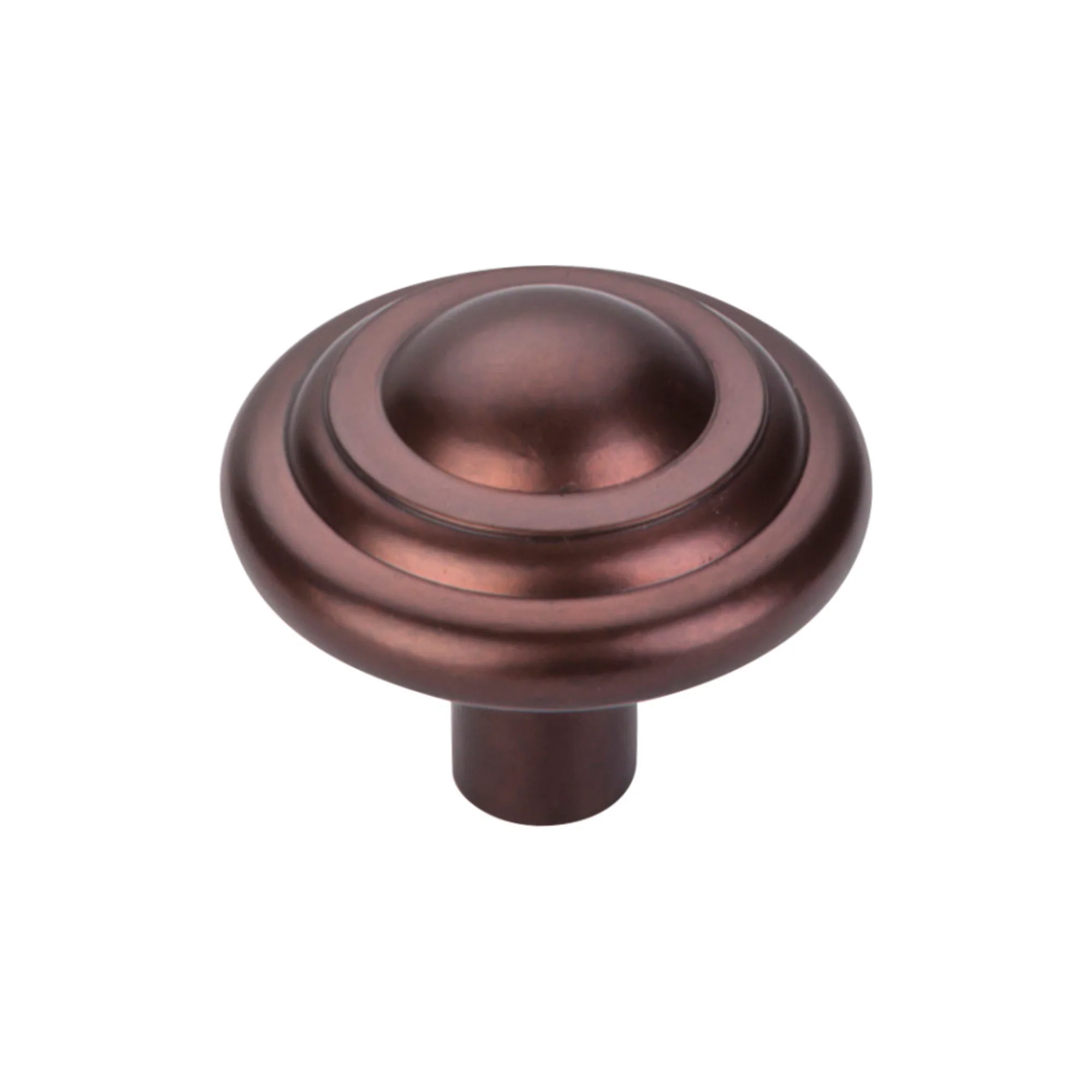 Top Knobs Aspen Round Knob Mahogany Bronze 1-3/4″ Diameter
