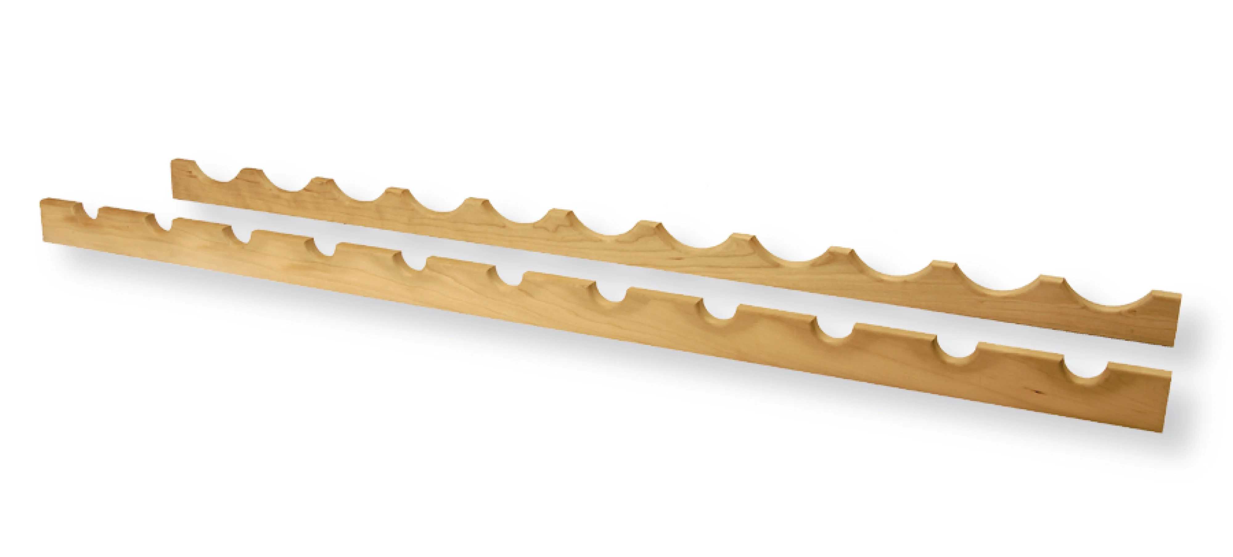Bottle Rack 18″ Length Maple
