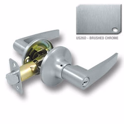 Deltana Morant Lever, Brushed Chrome, Entry