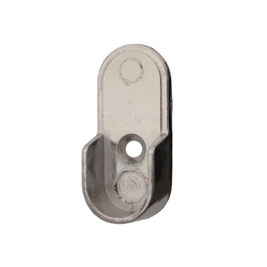 Closet Rod Flange For Oval Rod With Mounting Pins