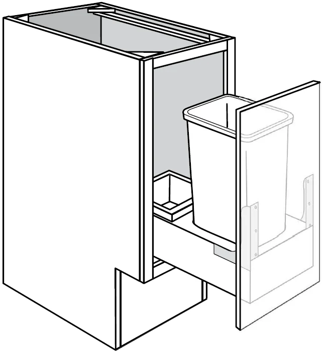 ADA Single Door Base 15 W X 32-1/2 H X 24 D- Discovery by Fabuwood
