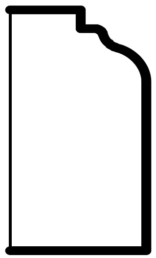 Counter Top Edge Moulding 1-1/2 H X 96 L X 3/4 Th – Sierra Paint by Legend