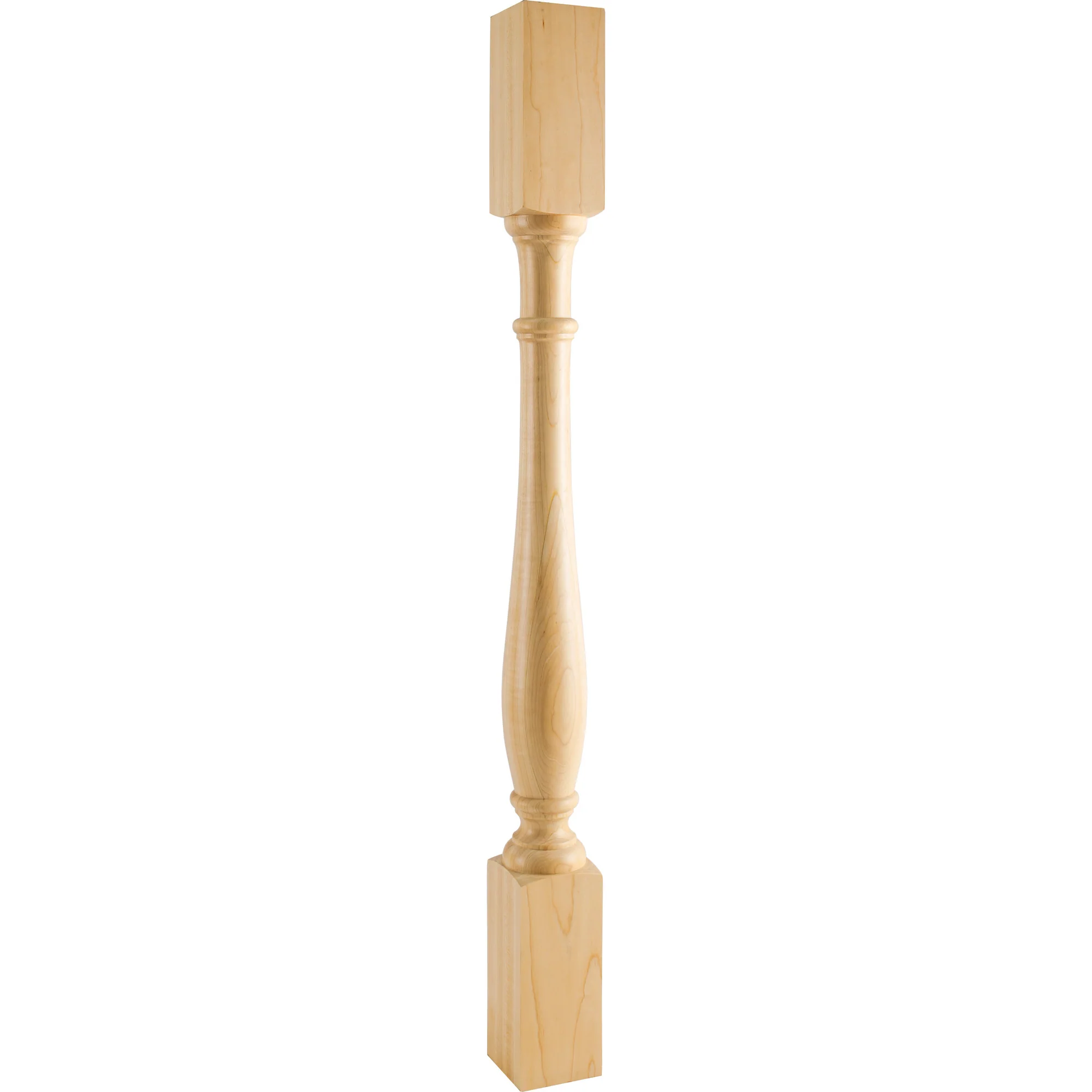 Hardware Resources Turned Post Cherry 42″ Length 3-1/2″ Width
