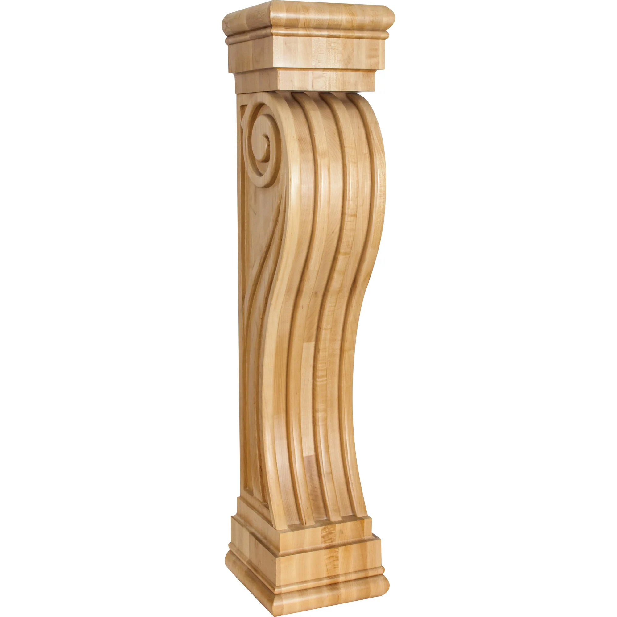 Hardware Resources Fluted Art Deco Fireplace Corbel