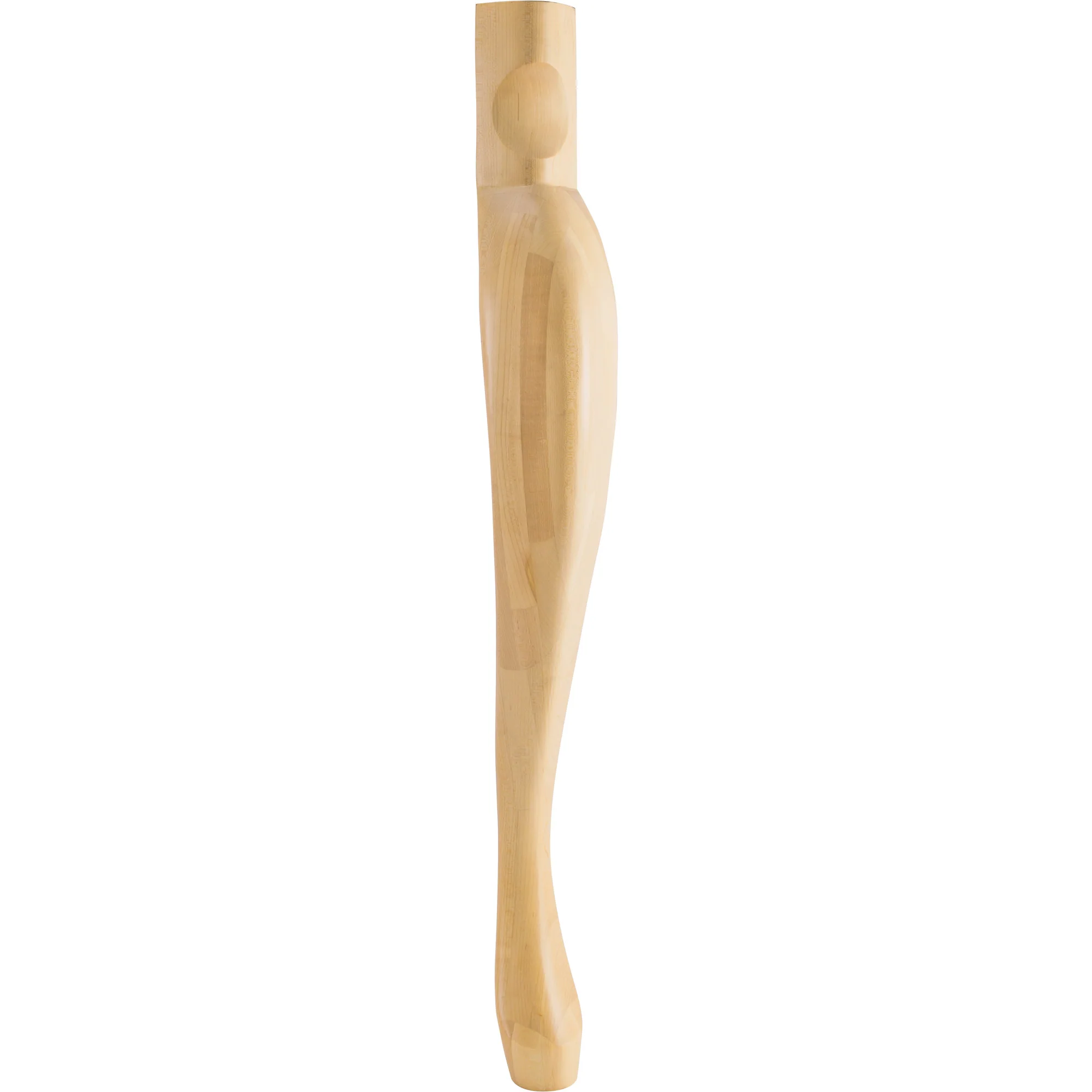 Hardware Resources Queen Anne Leg Maple 35-1/2″ Length