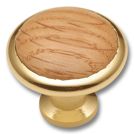 Hickory Hardware WOODGRAIN Knob Oak 1-5/16″ Diameter