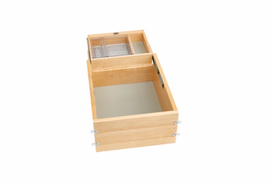 Rev-a-shelf Maple Half Tiered Vanity Drawer Organizer, 18″