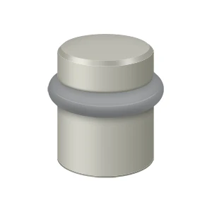 Deltana Round Universal Floor Bumper, Satin Nickel, 1-1/2″