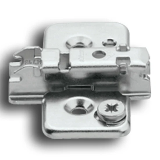 Blum Clip Mounting Plates Cam Height Adjustable Steel, 3 mm, #6 Mounting Screw