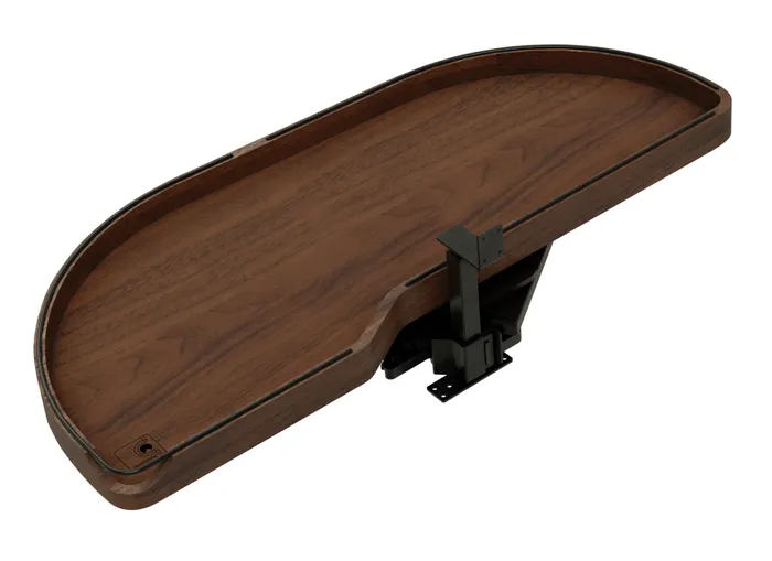 Craftsman Collection Solid Walnut Single-Tier Girasolo With Soft-Close