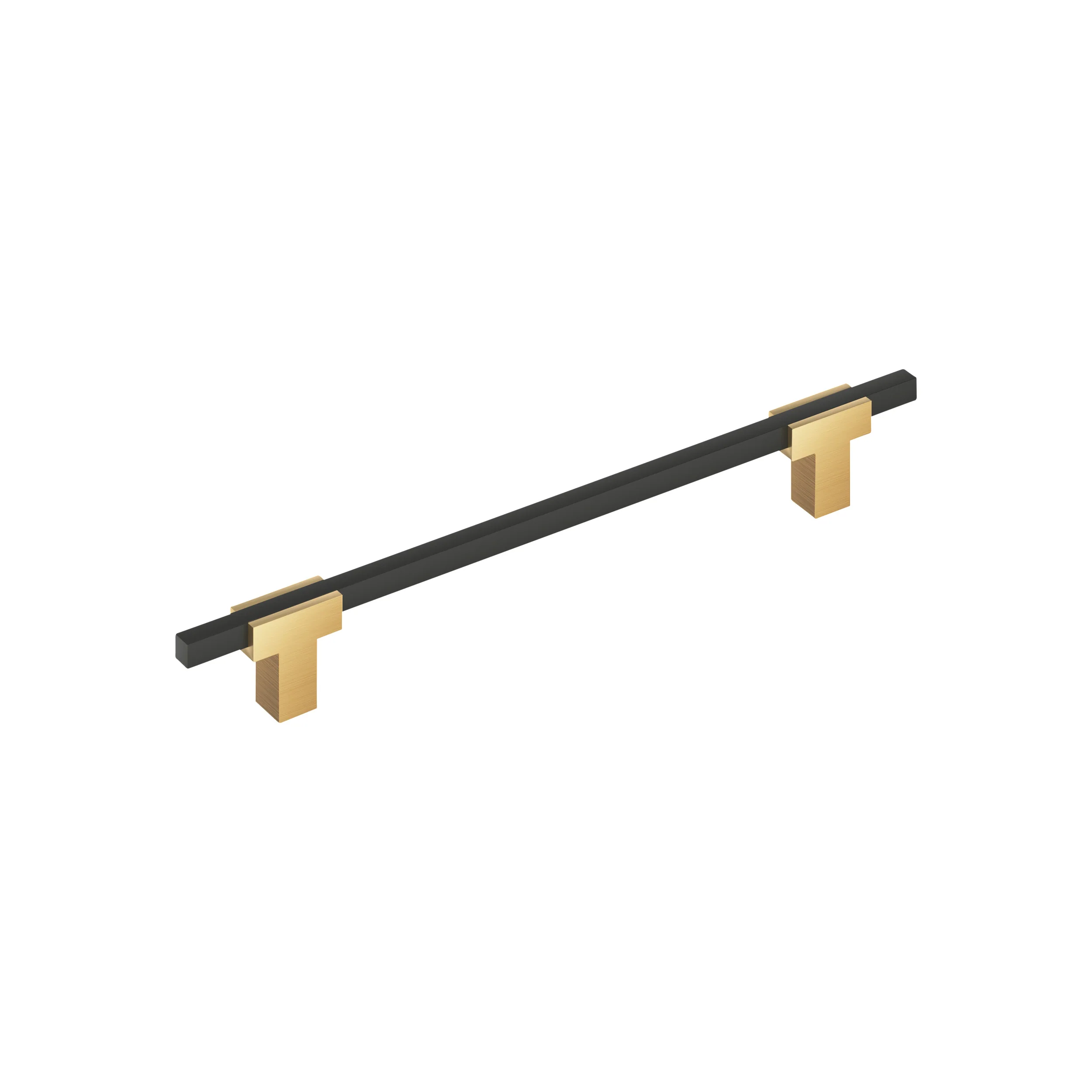 Amerock Urbanite Pull Champagne Bronze/Matte Black 7-9/16″ Center to Center