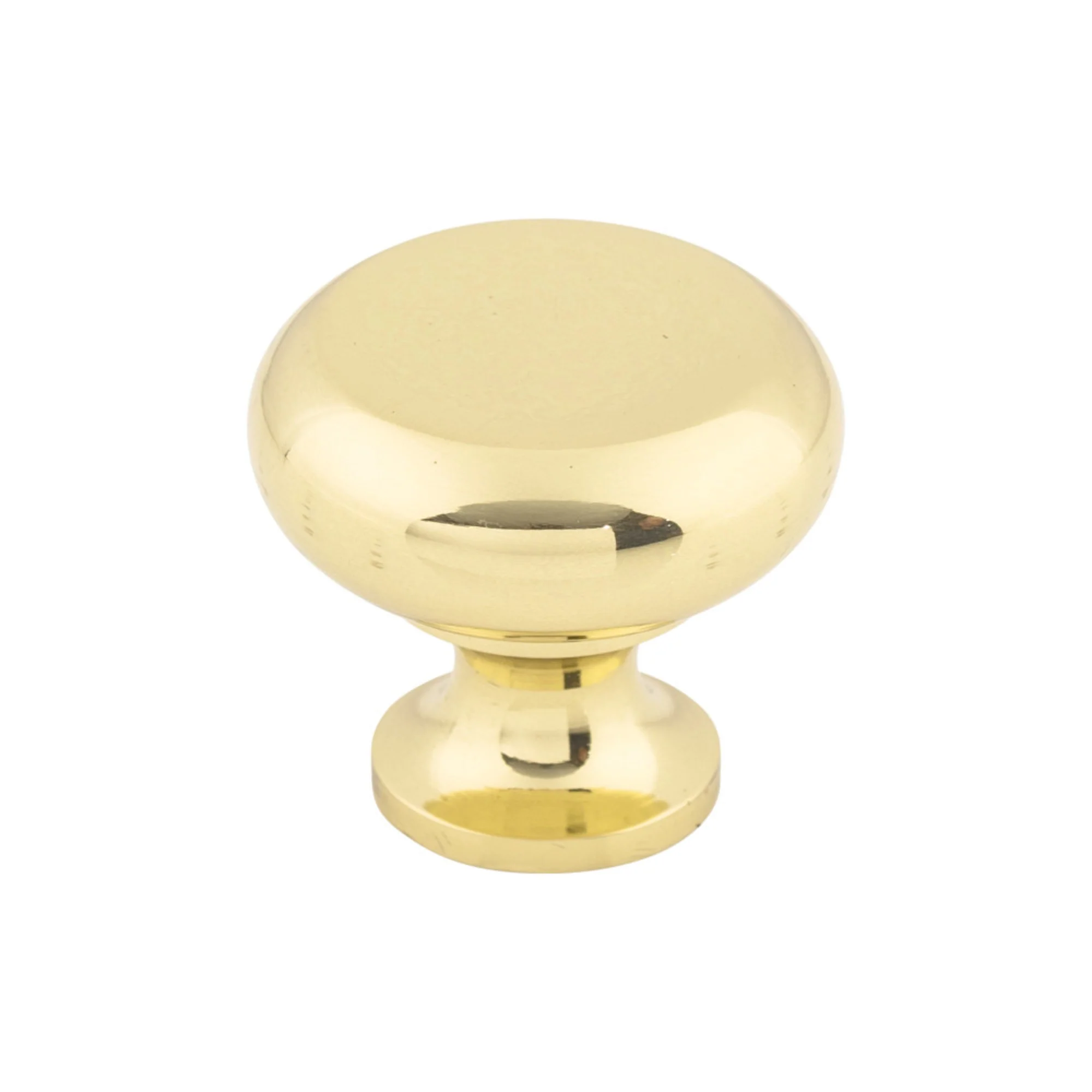 Top Knobs Somerset Knob Polished Brass 1-1/4″ Diameter Flat Faced Style