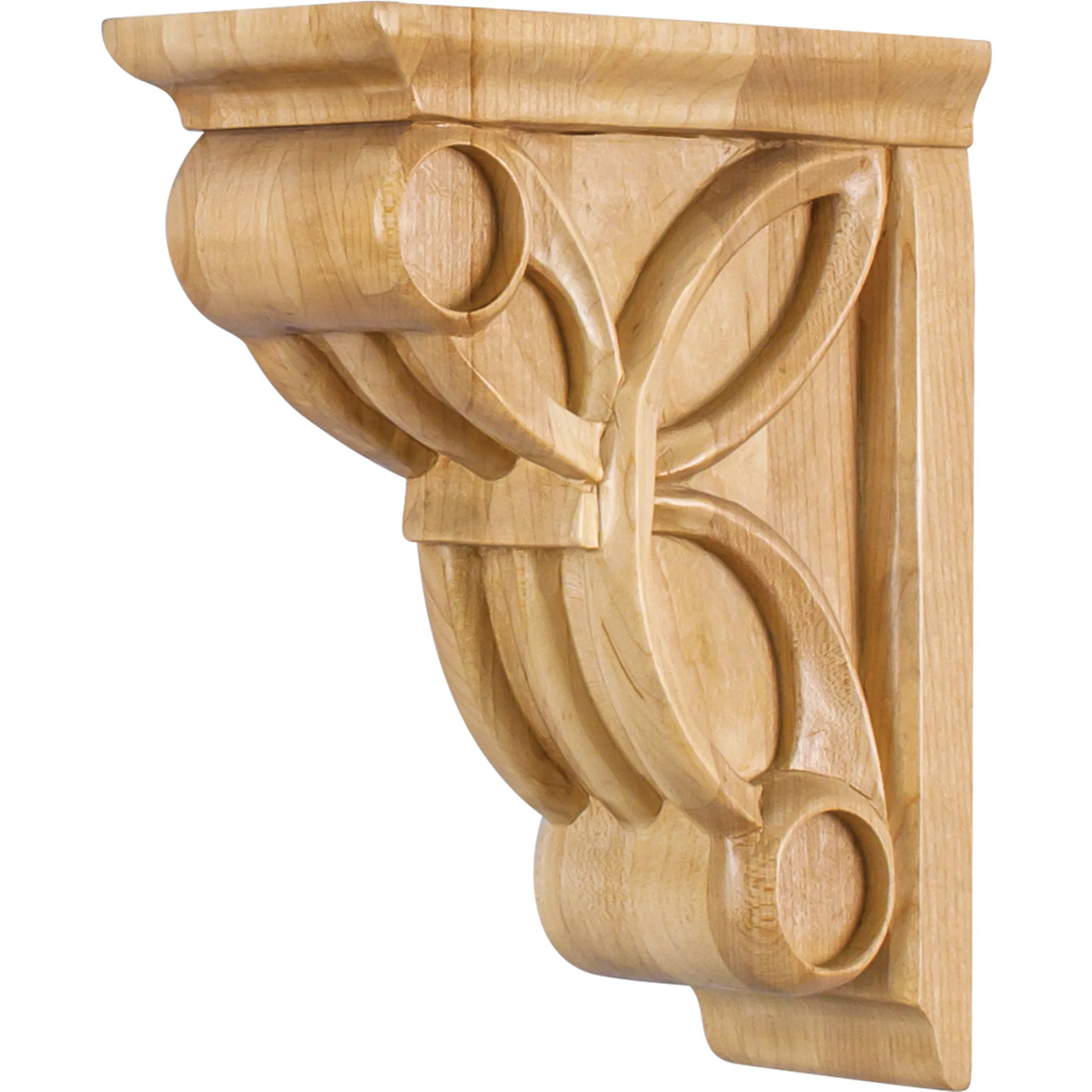 3″Celtic Weave Corbel Rubberwood 8″ Length