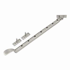 Deltana 13" Colonial Casement Stay Adjuster, Satin Nickel