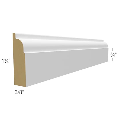 Decorative Scribe Moulding 1-1/4 H X 3/8 D X96 L- Luxe Oak by Fabuwood