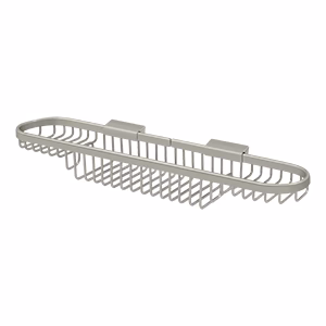 Deltana 18″ Rectangular Combo Wire Basket Satin Nickel 18″ Length