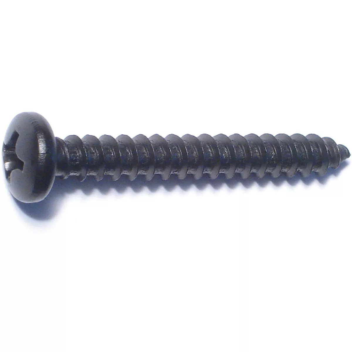 #14 Screw Pan Head #2 Phillips Coarse Thread 2″ Length Black Multiples of 100