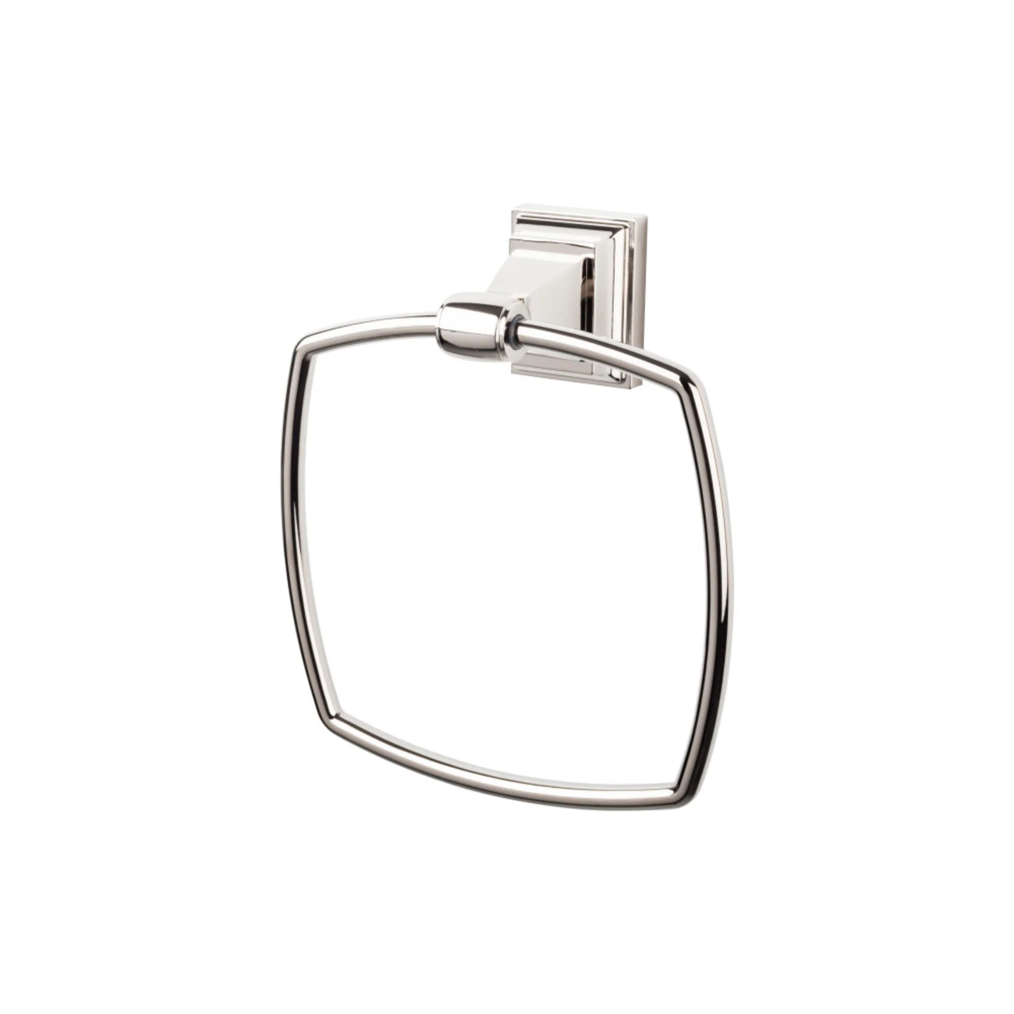 Top Knobs Stratton Bath Ring, Polished Nickel