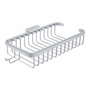 Deltana 10″ Rectangular Wire Basket With Hook Chrome 10″ Length