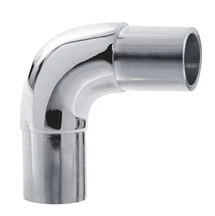 Flush Radius Elbow for 1″ Tubing Polished Stainless Steel