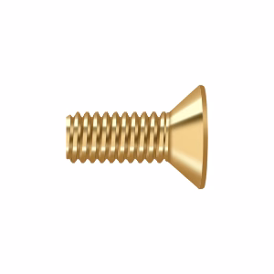 Deltana Solid Brass Machine Screw #10 x 1/2″ Length