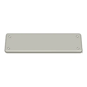 Deltana Cover Plate Solid Brass For DASH95, Satin Nickel