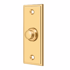 Deltana Bell Button Rectangular Dimensions 3-1/3″ x 1-1/3″