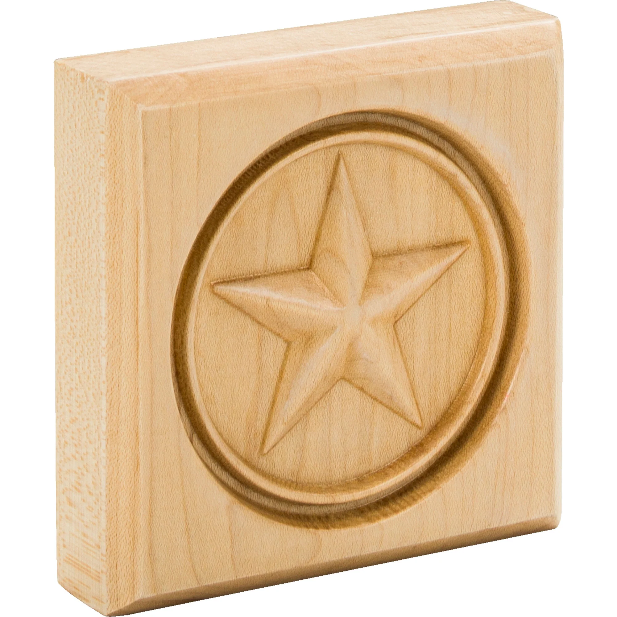 Hardware Resources Star Rosette Maple 3-1/2″ Length