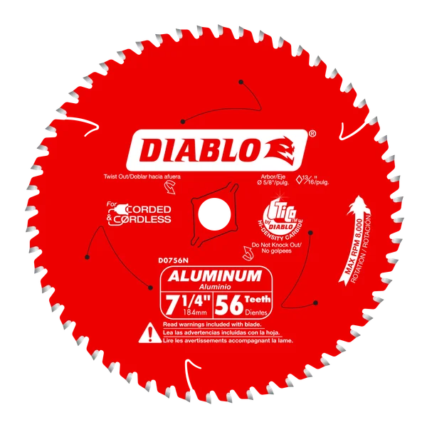 Diablo Saw Blade for Aluminum