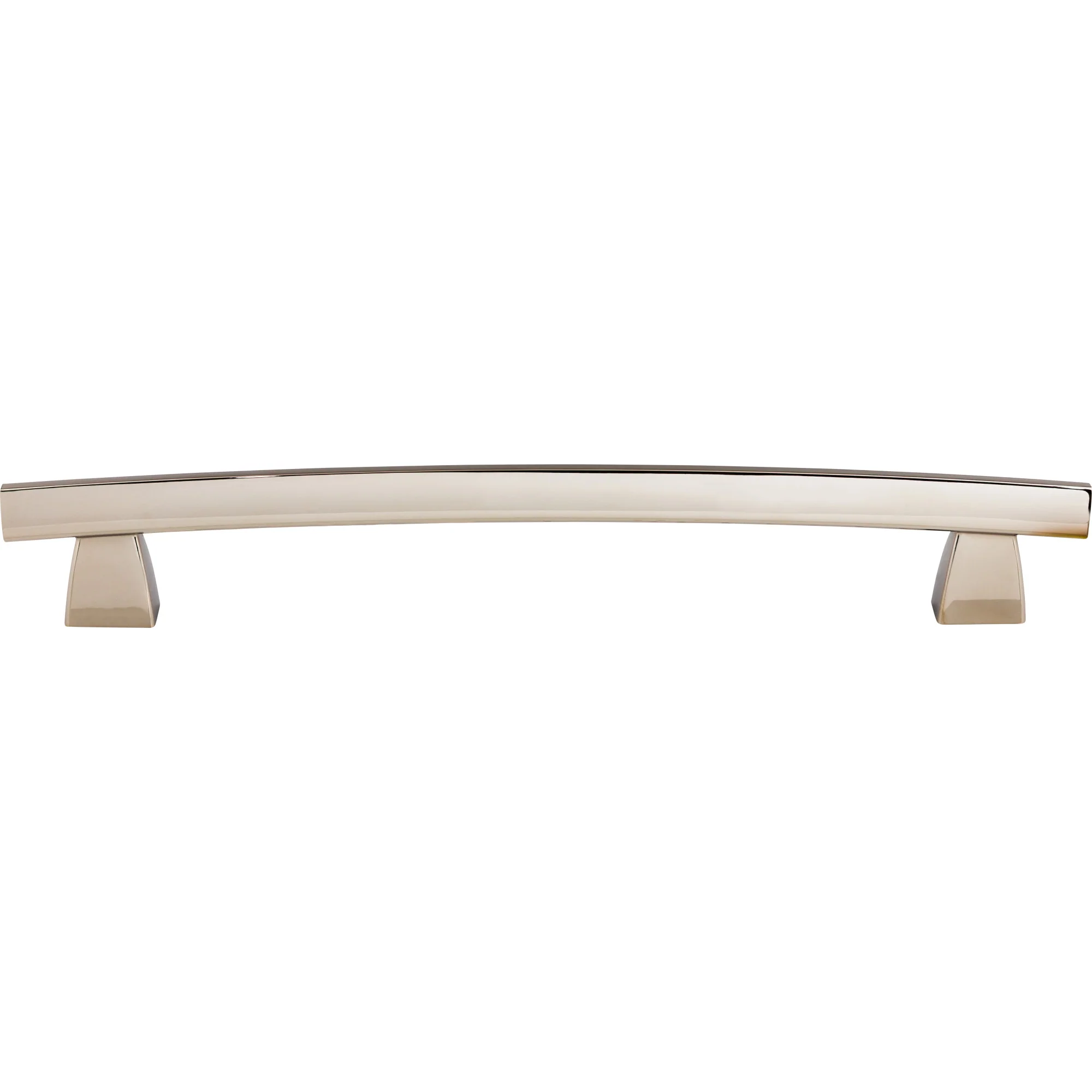 Top Knobs Arched Appliance Pull Pull Polished Nickel 12″ Center to Center