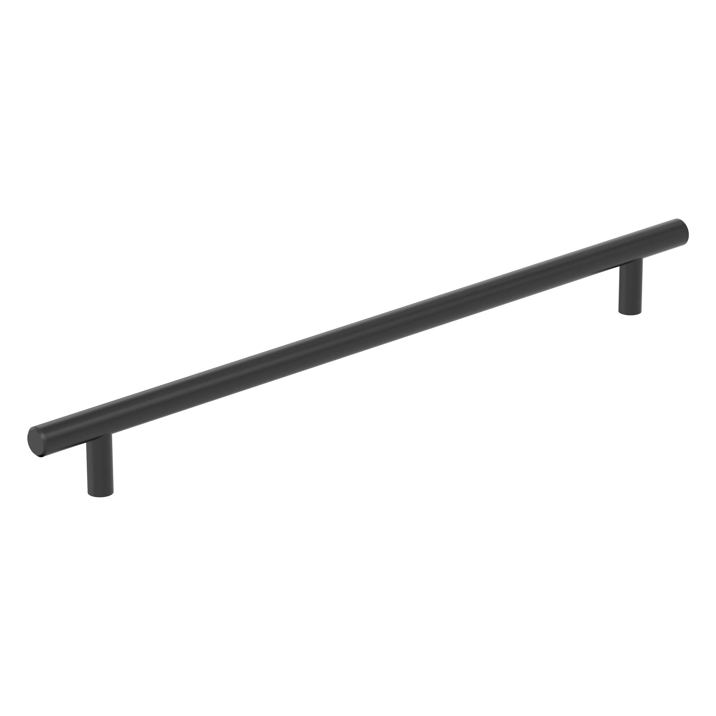 Amerock Bar Hollow Pull Matte Black 11-5/16″ Center to Center