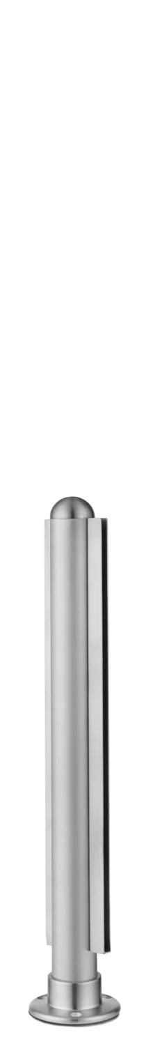 1/4″ Dome Center Post for 1-1/2″ Tubing Satin Stainless Steel