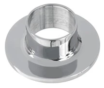 Undrilled Wall Flange for 1″ Tubing Polished Stainless Steel