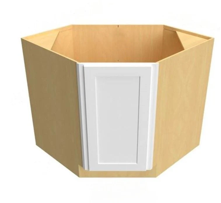 Diagonal Sink Base 36 W X 34-1/2 H X 24 D (full height door) – Metro Series by Fabuwood