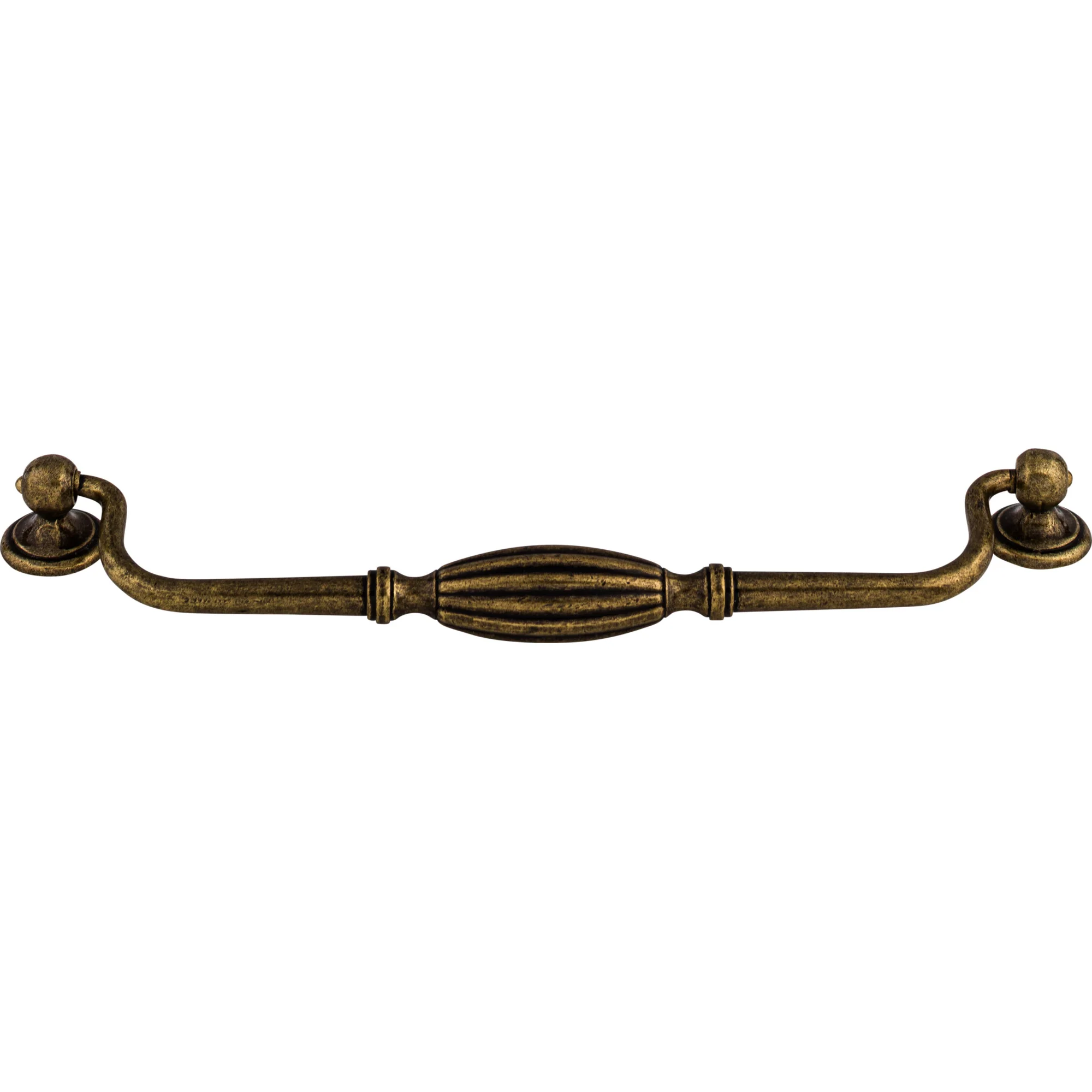 Top Knobs Tuscany Drop Handle German Bronze 8-13/16″ Center to Center
