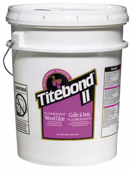 Titebond® II, Fluorescent Wood Glue, 5 Gallon Pail