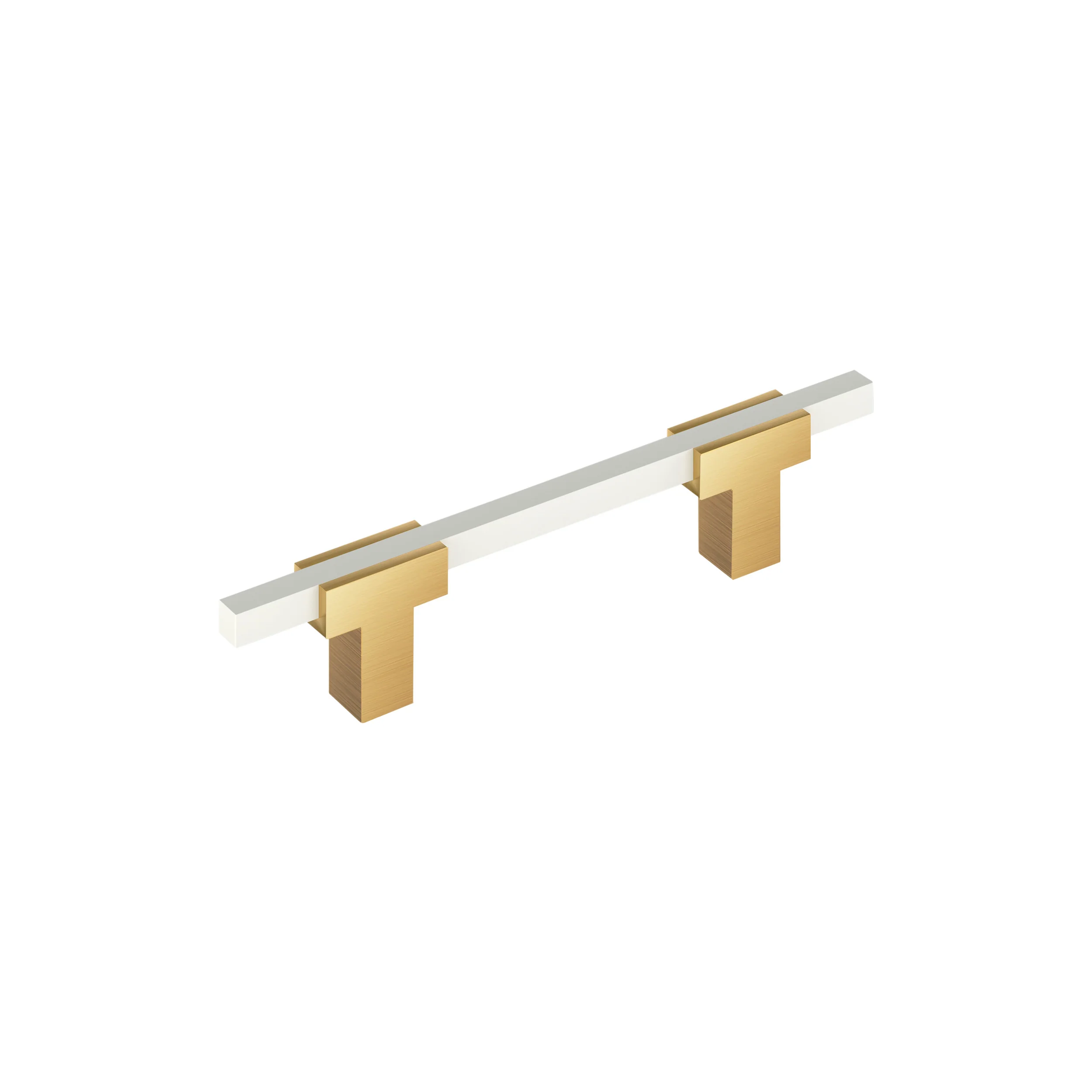 Amerock Urbanite Pull Champagne Bronze/White 3-3/4″ Center to Center