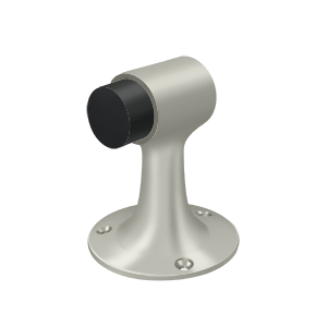 Deltana Floor Mount, Bumper Heavy Duty, Satin Nickel