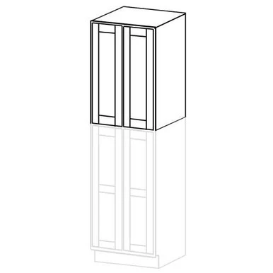 Pantry Top 24 W X 36 H X 24 D – (to make 90″ tall pantry Use WP2490 Top) Nantucket Linen by Horning