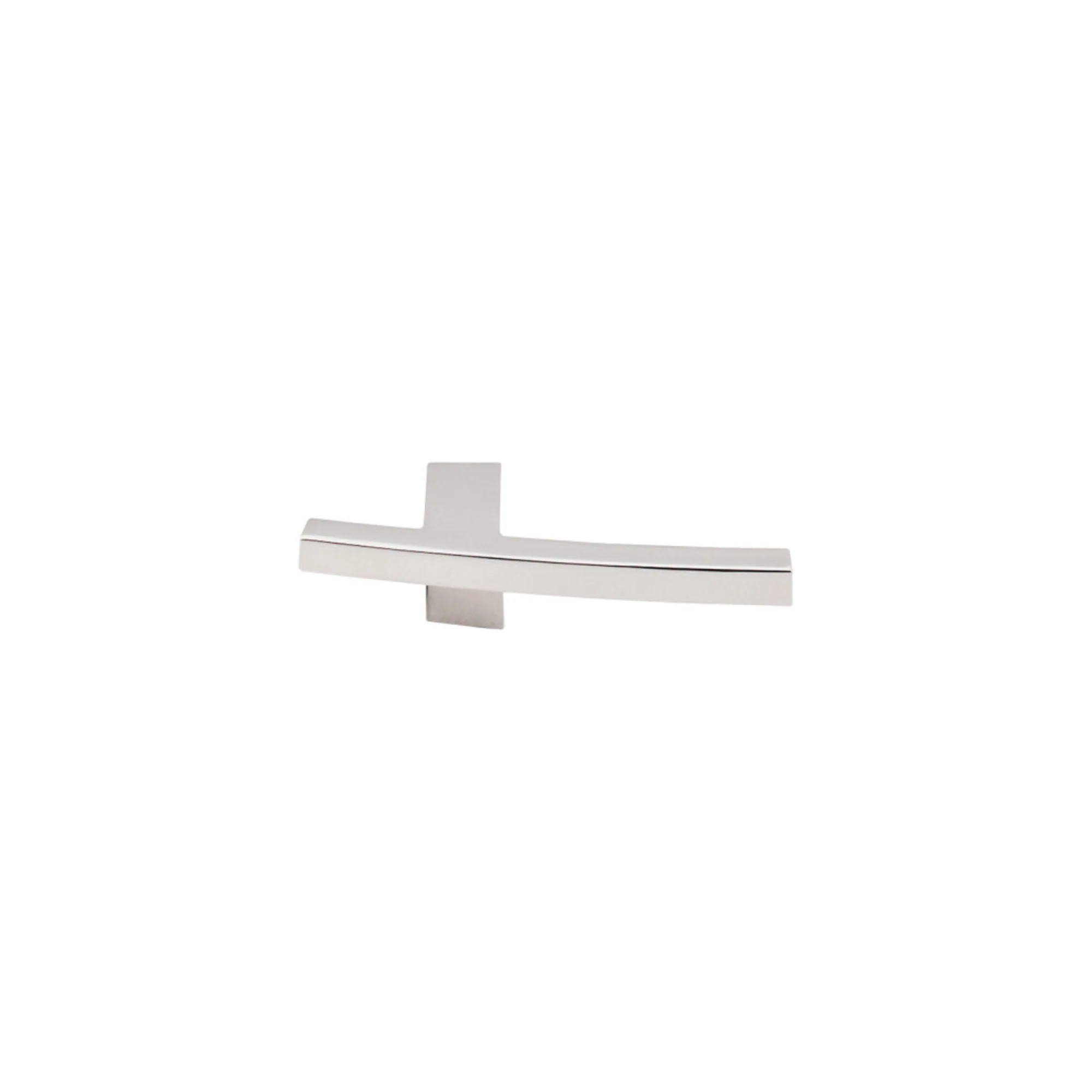Top Knobs Slanted Knob Polished Nickel Slanted A Style