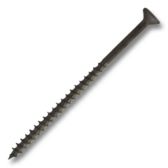 #8 Screw Square/Phillips Combo Flat Head Coarse Thread Plain And Dri-Lube