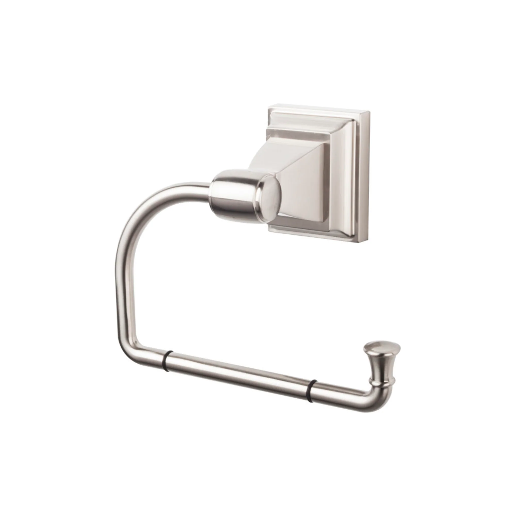 Top Knobs Stratton Bath Tissue Hook, Satin Nickel